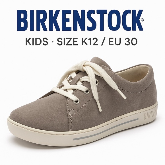 Birkenstock Other - Birkenstock Kids Sneakers – Gray Suede – Size K12 / EU 30